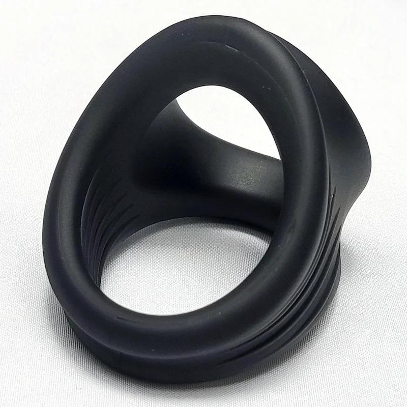 Penis Ring Reusable Silicone Semen Cock Ring Penis Enlargement Delayed Ejaculation Sex Toys For Men