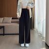 Women's Wide-Leg Petite Mink Fleece Pants - Winter White
