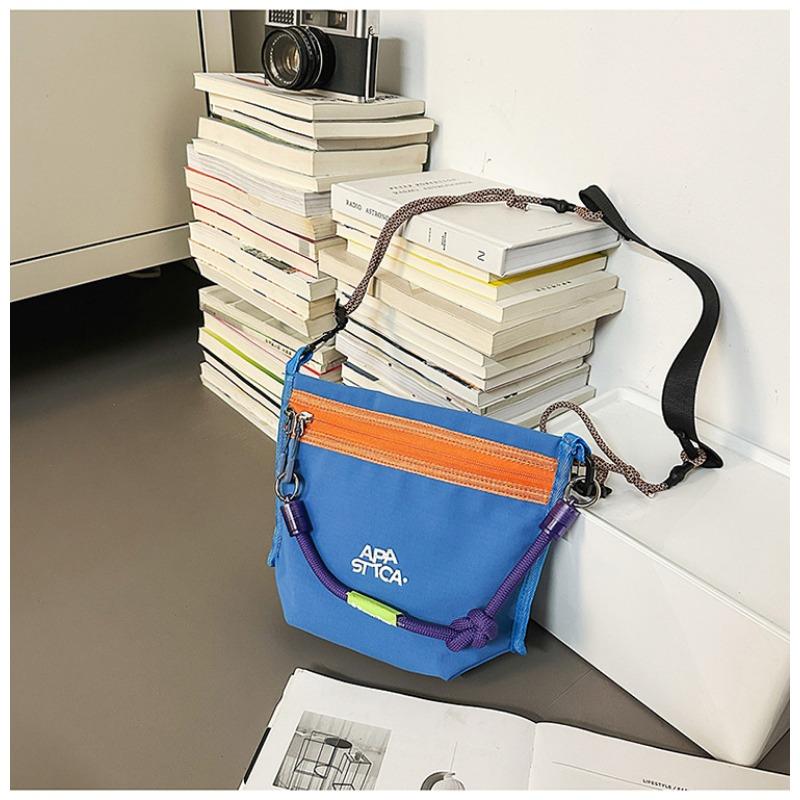 Summer New Fashion Trend Nylon Shoulder Bag Casual Messenger Women's Bag Large Capacity Small Square Bag