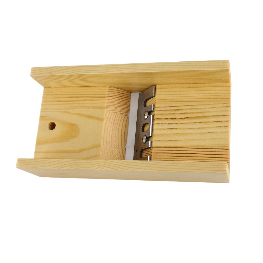Soap Beveler DIY Adjustable Pine Wood Hand‑Made Soap Cutter Planer Trimming Tool