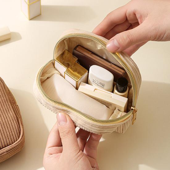 Yousheng Cosmetic Bag Zipper Closure Waterproof Portable Compact Design Sanitary Napkin Organizer Makeup Storage Bag