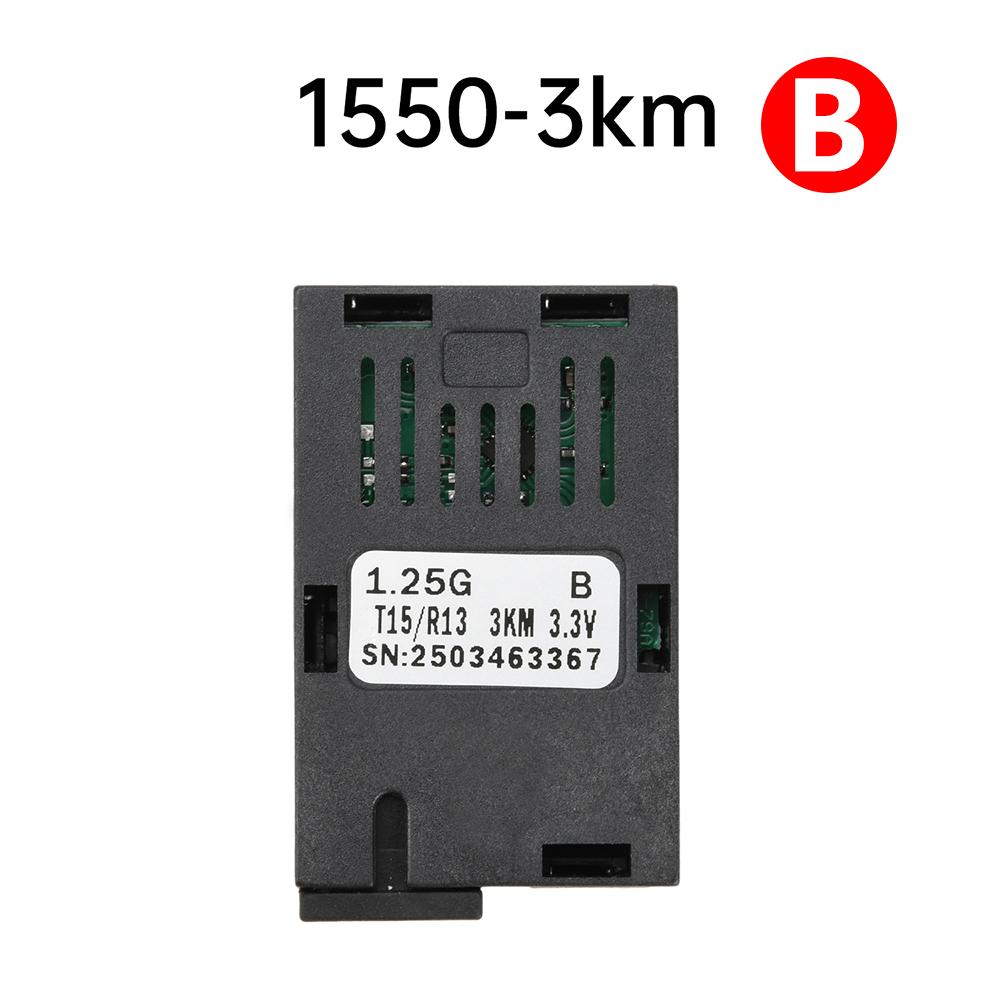 

1.25G 1*9 Fiber Optic Module 1000M Gigabit SC Single Mode Single Fiber 1310nm/1550nm Fiber Optic Transceiver 3KM/20KM A + B Kit
