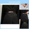 Chic Black And White Women's Waist Belt For Dresses Coats And Sweaters Perfect For Fall