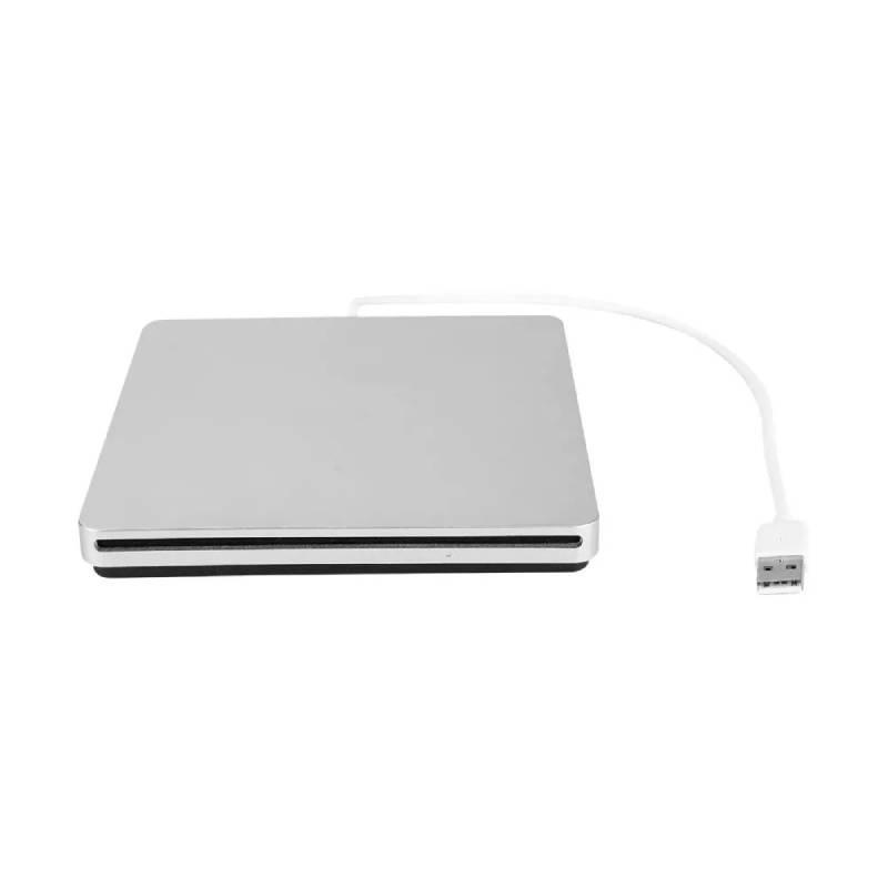 

High-speed 2.0 Usb External Dvd Drive For Mac With Stylish Silver Design And Cd Burning Capability