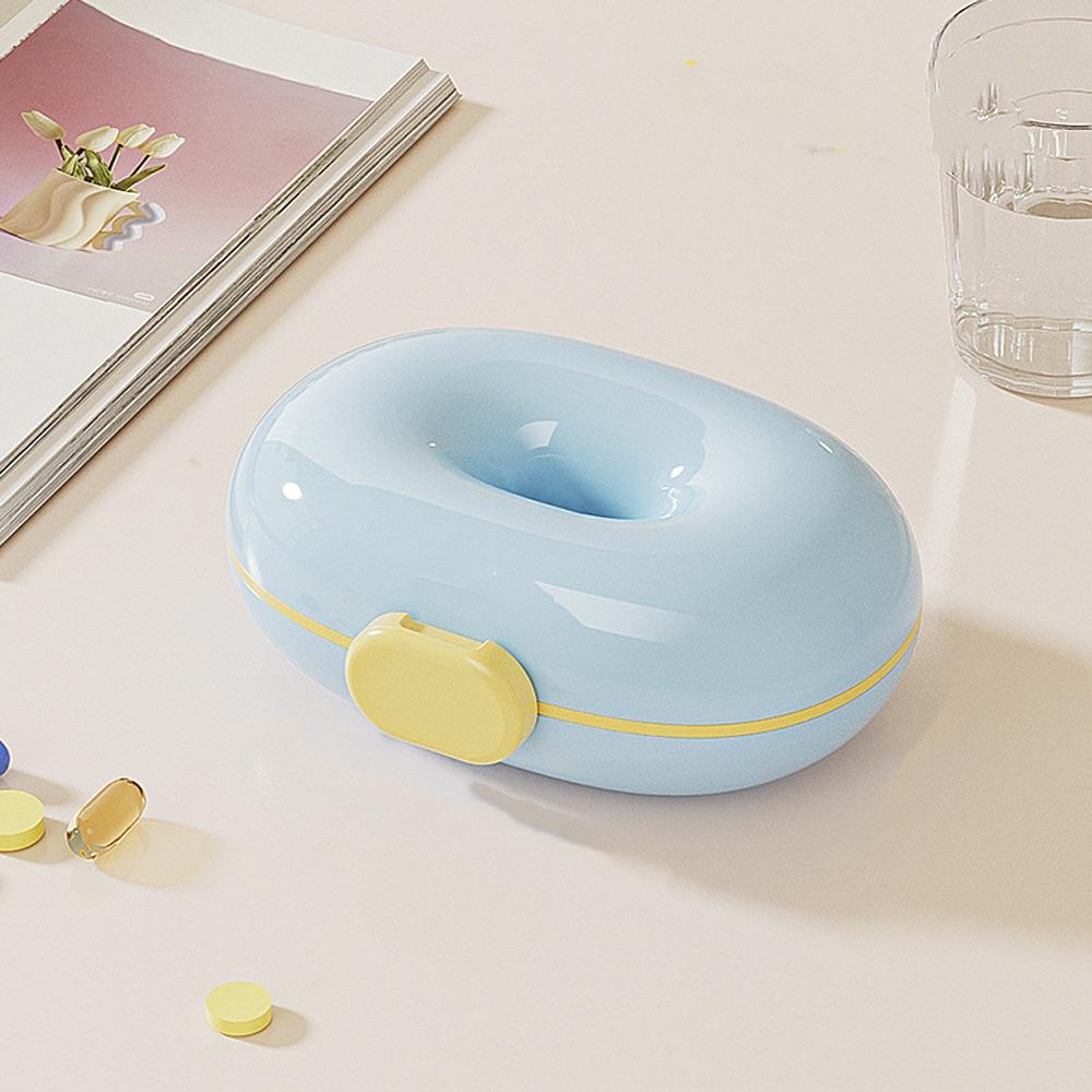 7 Grids Independent Portable Medicine Box Moisture-Proof Seven-Day Pill Storage Box With Compartments Plastic Fish Oils Case