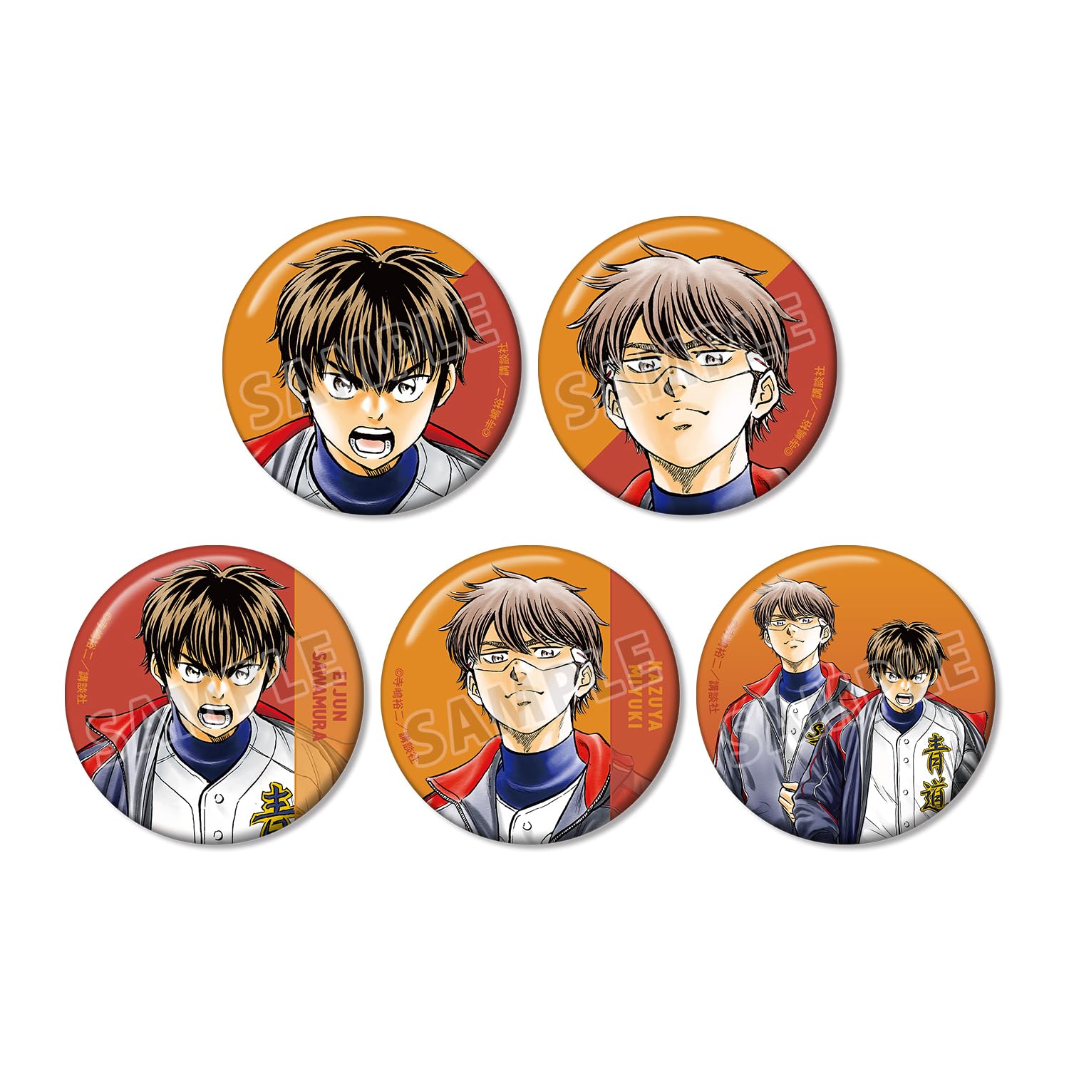 

Оригинал Diamond by Yuji Fighting Spirit набор значков Ace actII Терадзима, вер. 5 частей