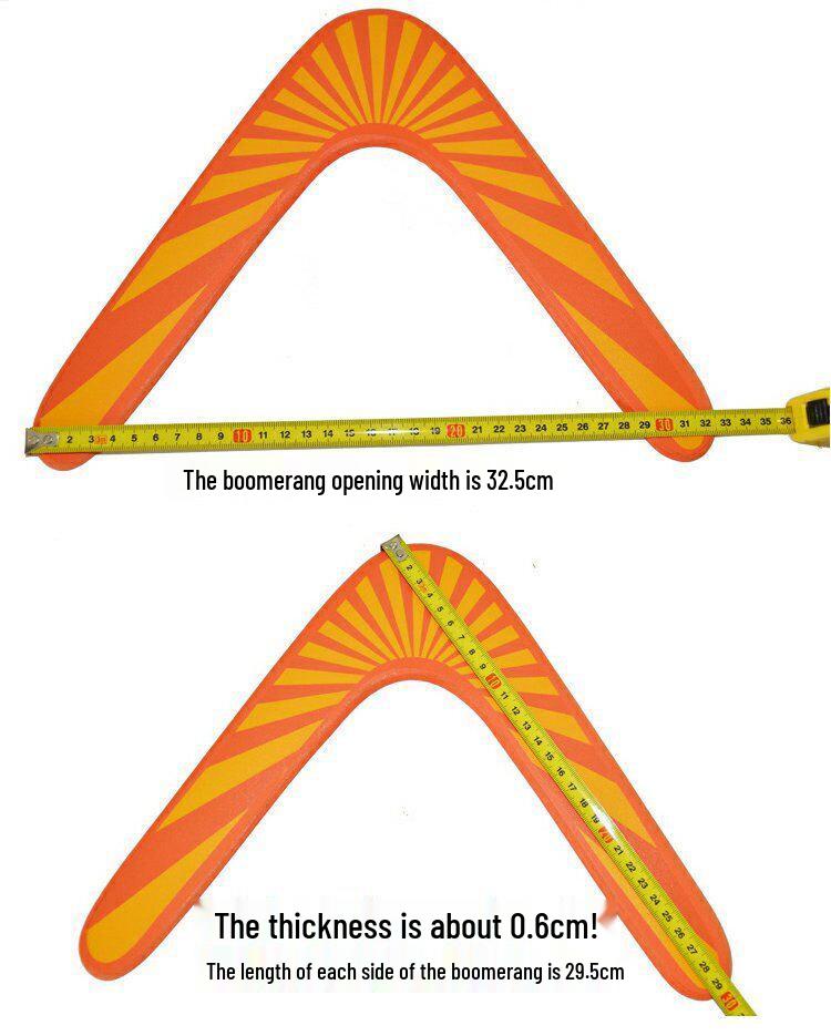 Kids' Wooden Returning V-Shaped Throwing Stick Frisbee for Outdoor Sports