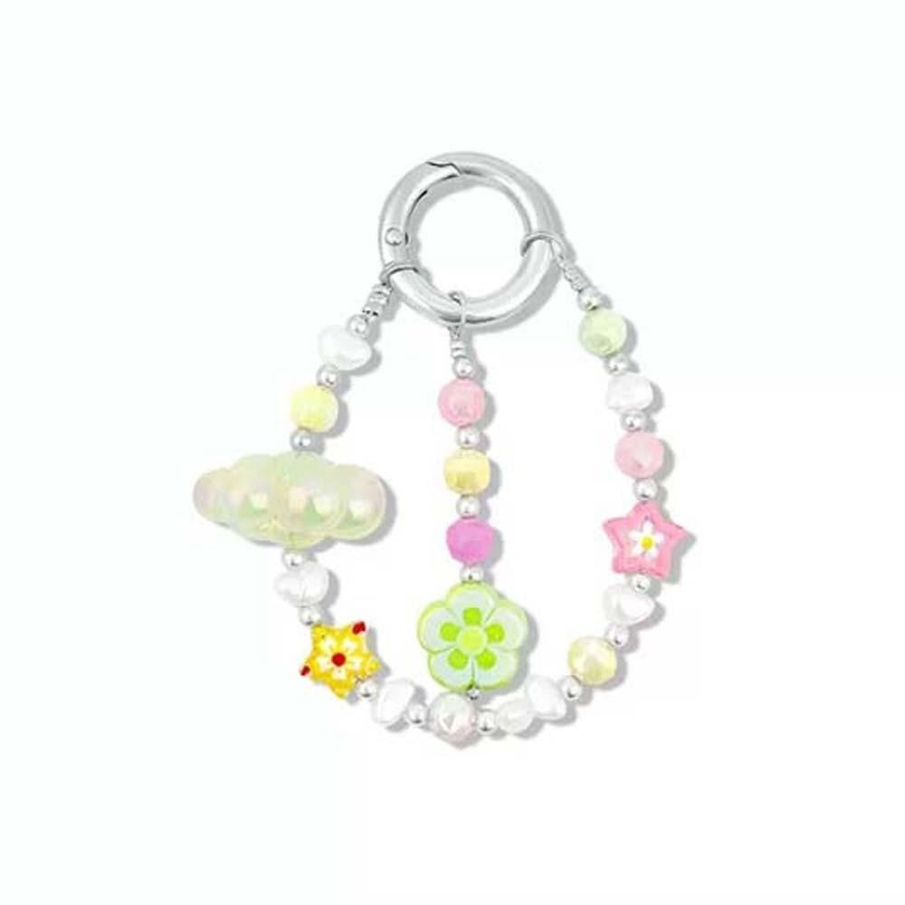 Y2K Beaded Phone Chain Zinc Zinc Alloy Versatile Bag Pendants Creative Colorful Bag Charm Women