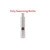 Stainless Steel Manual Spice Grinder With Press Action For Cooking And Kitchen Use