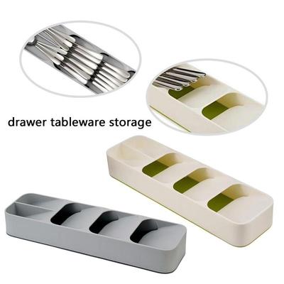 Multi-Layer Drawer Tableware Fork Cutlery Flatware Storage Box Organizer Home Kitchen  Divider Tool