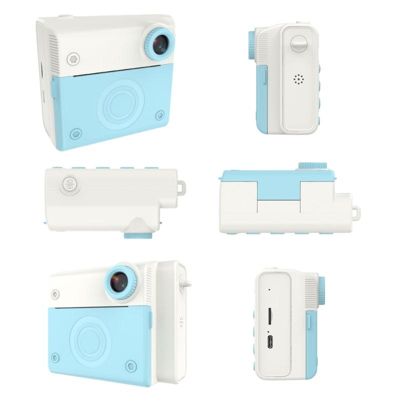 Children Instants Print Camera Kids Video Photography Digital Photo Camera Toy Thermals Printer for Boy Girls Birthday