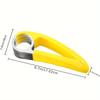 Banana Slicer, ABS + 304 Stainless Steel Fruit Salad Peeler Kitchen Tool for Bananas, Hot Dogs, Strawberries, Cucumbers