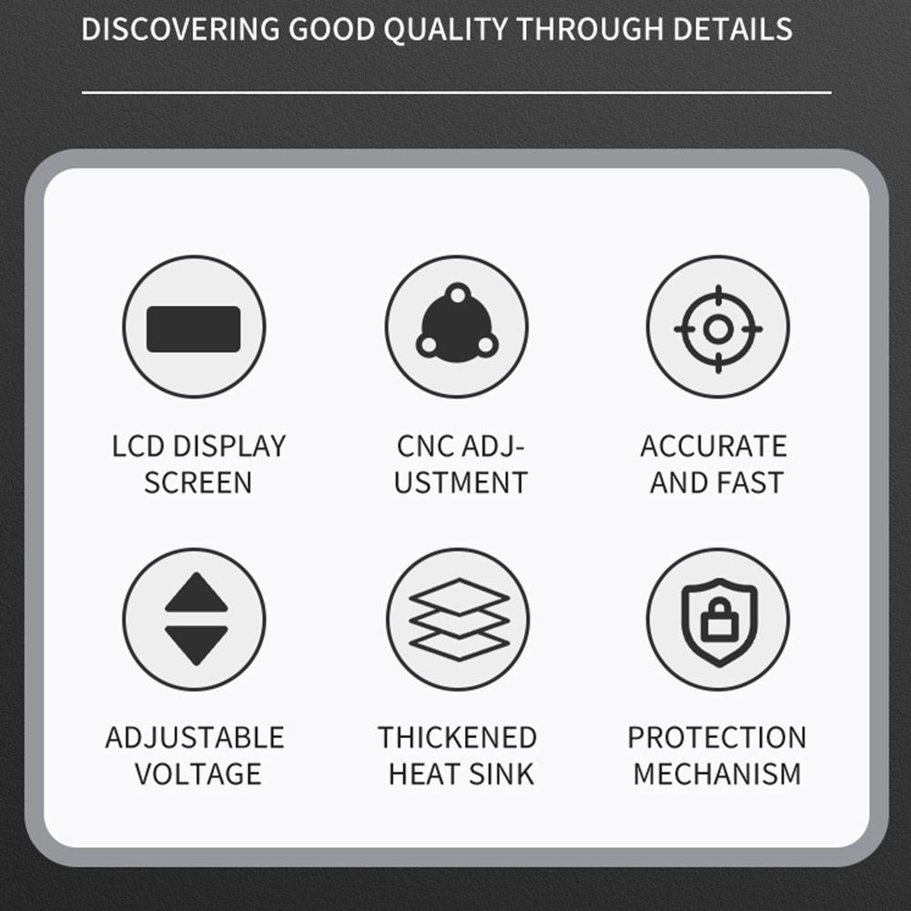 DC DC Buck Boost Converter Power Module CC CV 0.5-30V LCD Display Variable Voltage Regulator DIY Solar Battery Charging Module
