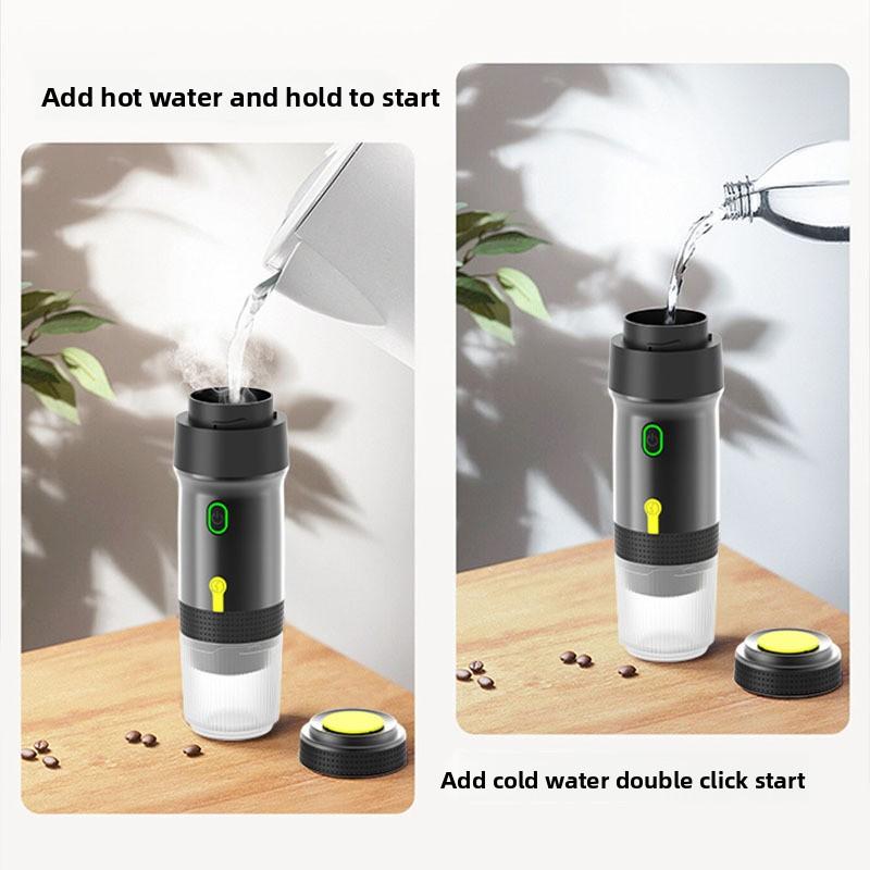 Portable Automatic Espresso Capsule Coffee Maker Size Capsule Coffee Powder Universal 3 In 1