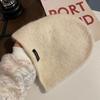 Autumn and winter hats women's cold hats big head circumference versatile knitted thin crimped outdoor stacking hats women's winter
