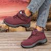 Snow Boots Women's Winter Fleece Thickened Non-slip Boots Versatile High-top Outdoor Platform Casual Shoes Velcro Cotton Shoes