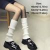 40/5070cm Length Knitted Leg Warmers Knitted Wool Leg Warmers Vintage Crochet Socks  Autumn Winter