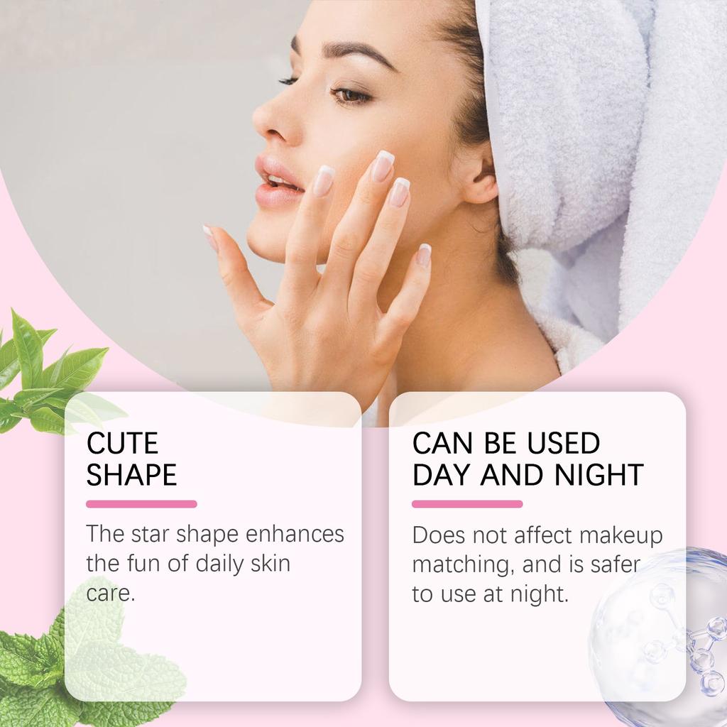 Skin Care Acne Patches For Face, Colorful Pattern Zit Covers,Hydrocolloid Acne Patches With Tea Oil,Green Varec Extract Ect.(144 Count)