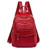The New  Women Leather Backpacks Fashion Shoulder Bag Female Backpack Ladies Travel Backpack School Bags