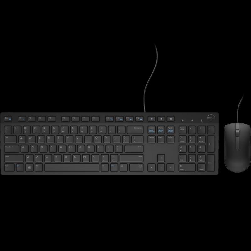

Dell MS116 Wired Mouse + KB216 Wired Keyboard Office Combo
