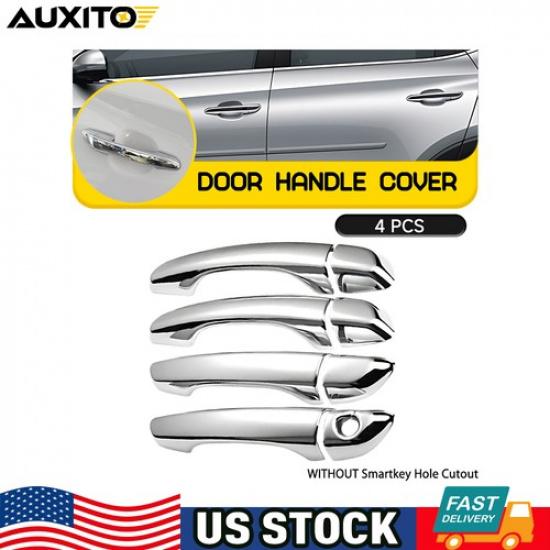 

Chrome Door Handle Cover Trim Overlay For 2016- Hyundai Tucson No Smartkey