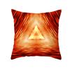 Home Decoration Geometric Space Printed Pillow Cover Colorful and Bright Sofa Cushion Cover