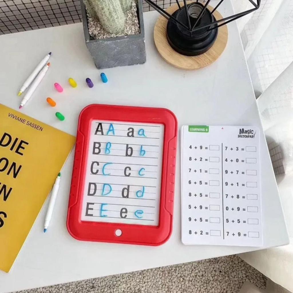 LED Writing Tablet Electronic Lighting 3D Learning Educational Drawing Writing Board for Preschool