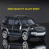 1:64 Land Rover 110 Toy Car Model Sliding Shock Absorption Metal Deicast Off-road Vehicle Drop Resistant Models for Boys Gifts