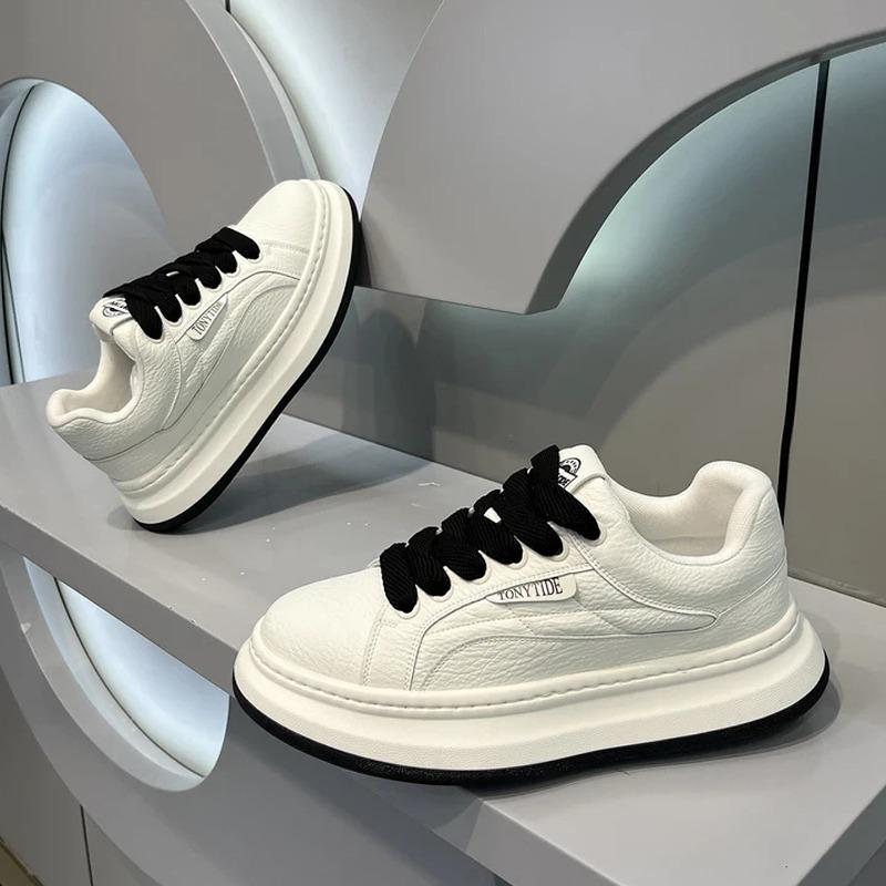 Men's shoes 2 autumn new trendy brand high-end sports and leisure little white board shoes heightening versatile trendy shoes
