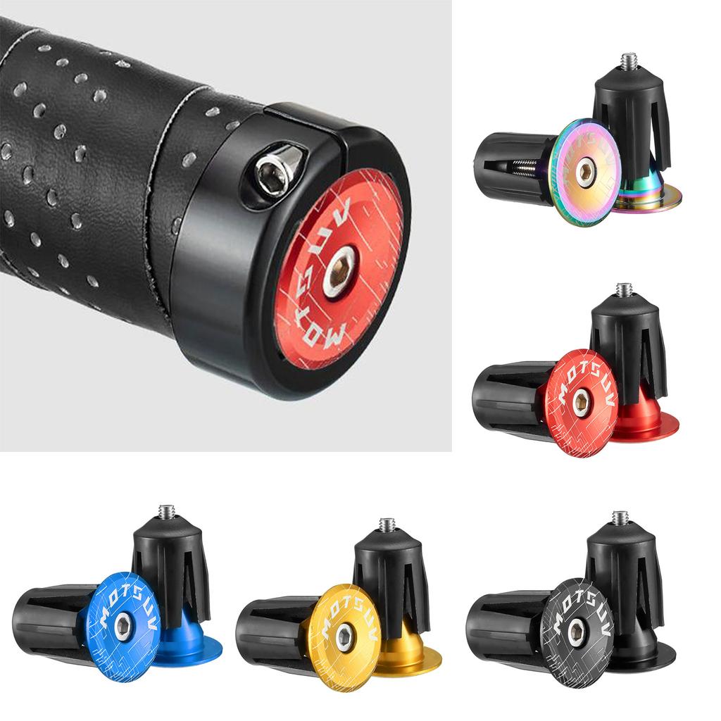 1 Pair Bicycles Bar End Caps for Most Bicycle Mountain Bike Road Bike Accessory Aluminum Alloy Bike Handlebar End Plugs