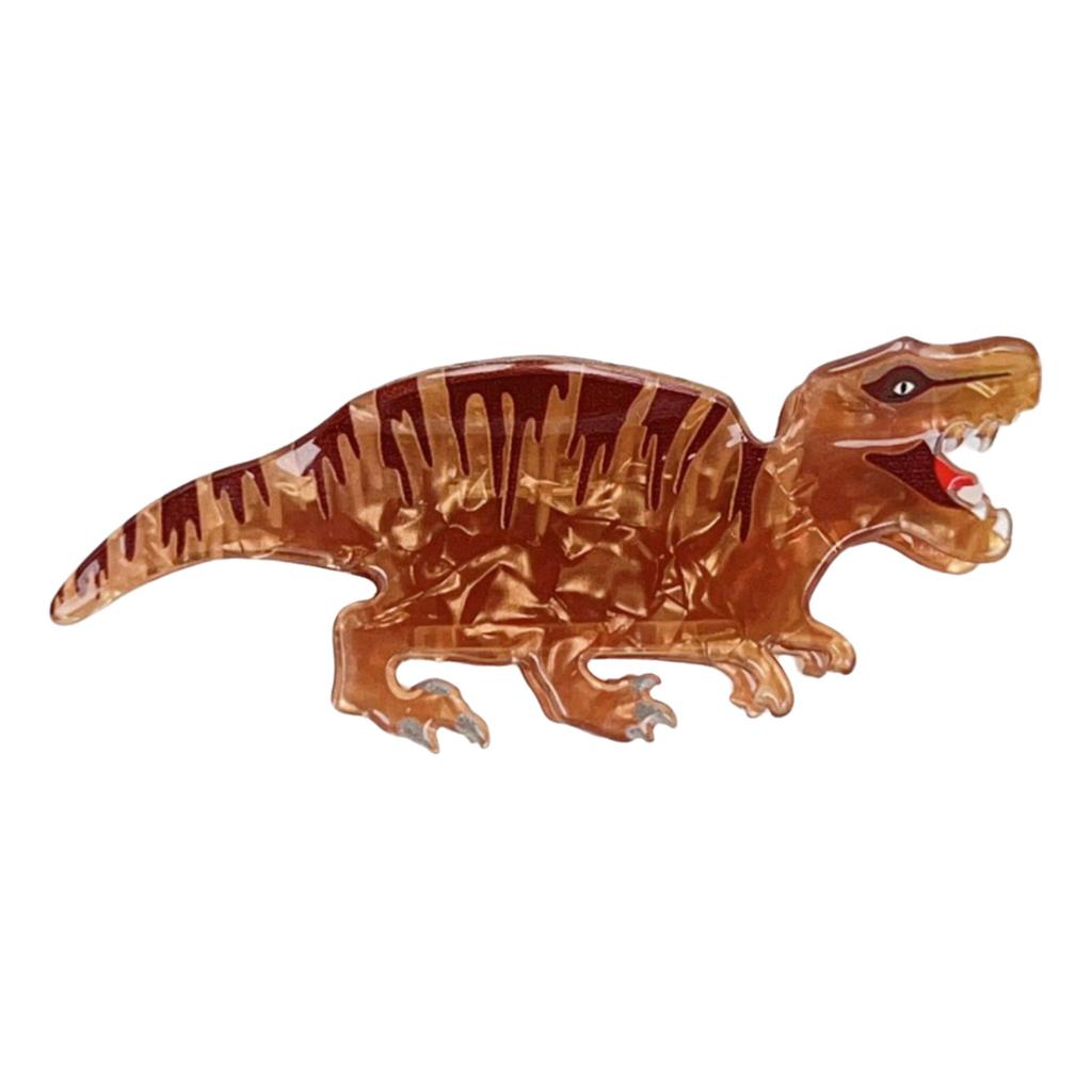 Cartoon Dinosaur Hair Clip Unique Hairpin Funny Acrylic Hairpieces Friendly Hair Decoration for Fashion Enthusiast