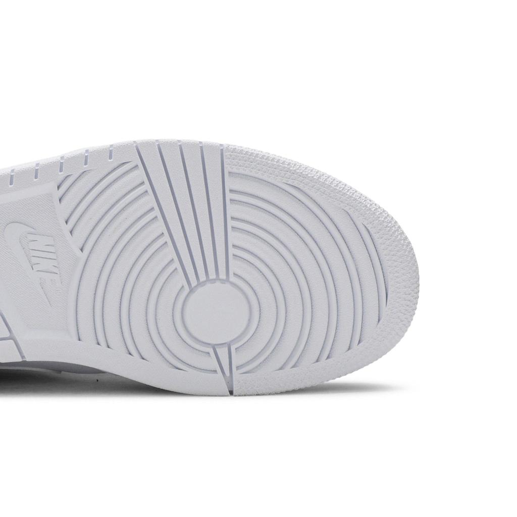 Air Jordan 1 Mid 'White' (Unisex) White / White Vintage Basketball Shoes 554724 126
