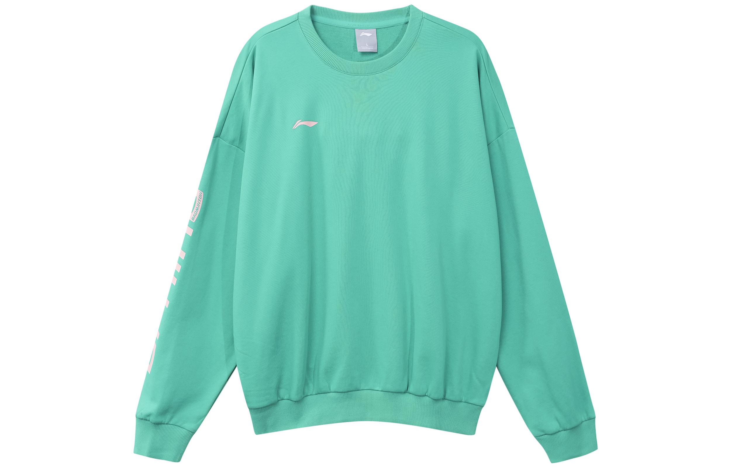 Li Ning Sweatshirt Men s Teal Wave Green AWDRF73-4 L