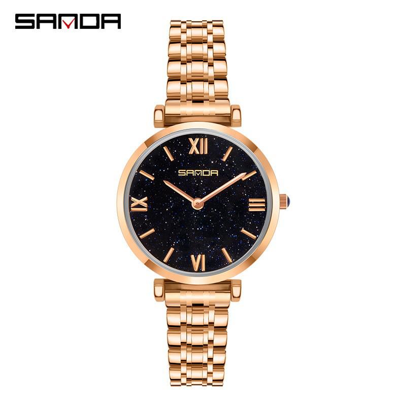 Sanda Universal Luxury Quartz Waterproof Watch for Business and Commuting - High-End Couple's Wristwatch