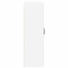 Wall Mounted Glass Cabinet PORTO White 60 x 31 x 100 cm Particleboard