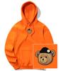Beanie Bear Logo Hoodie - Orange