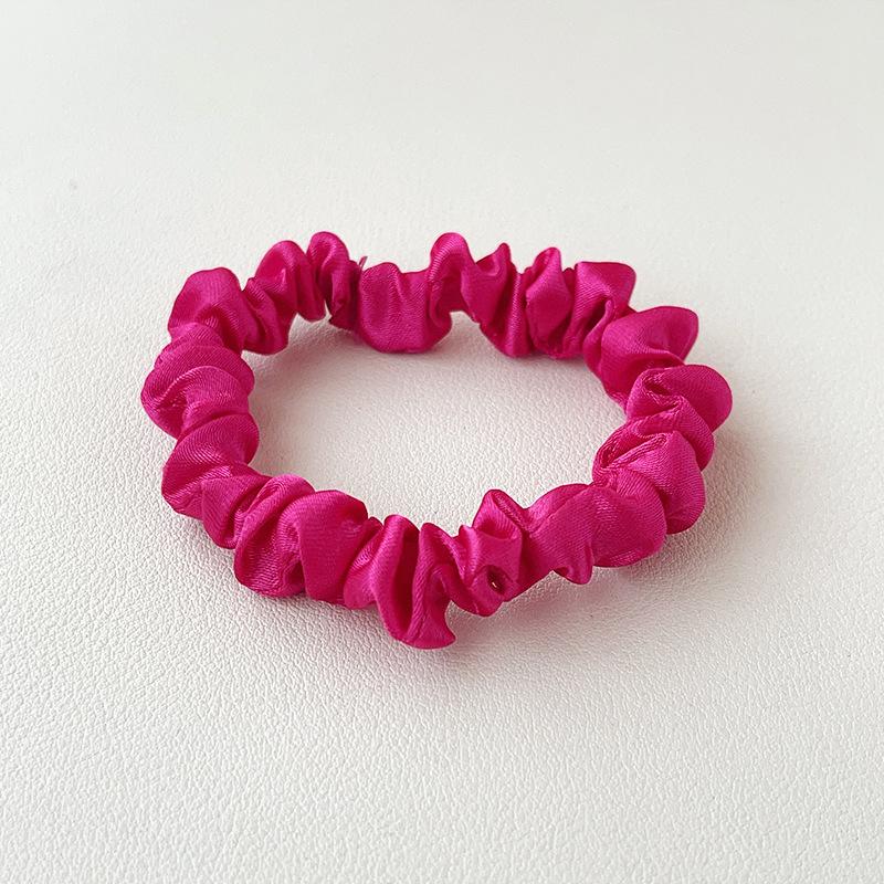 Satin Cloth Art Large Intestine Hair Band European and American Headrope Hair Accessories Simple Headband Head Flower Rubber Band Hair Accessories