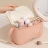 Sac à Maquillage Multifonctionnel Multi-poches Grande Capacité Fermeture Éclair Sac de Rangement Cosmétique Imperméable Carré Trousse de Toilette Organisateur