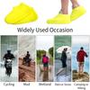 1Pair Reusable Waterproof Rain Shoes Covers Slip-resistant Rubber Rain Boot Overshoes Outdoor Walking Shoes Accessories Dropship