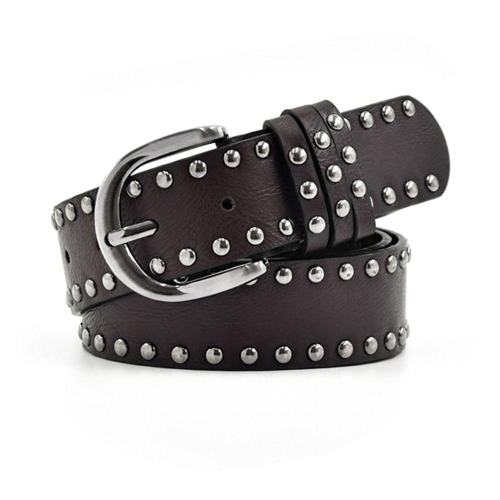 Wide Waist Belts Zinc Zinc Alloy Pin Buckle Waist Belt for Women Personality Waistband Ladies