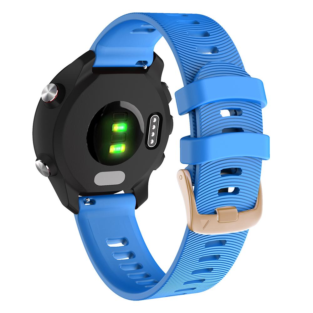 20mm Colorful Strap For Garmin Forerunner 245 245m 645 Music Vivomove 3 HR Sport Silicone Smart Watchband Bracelet
