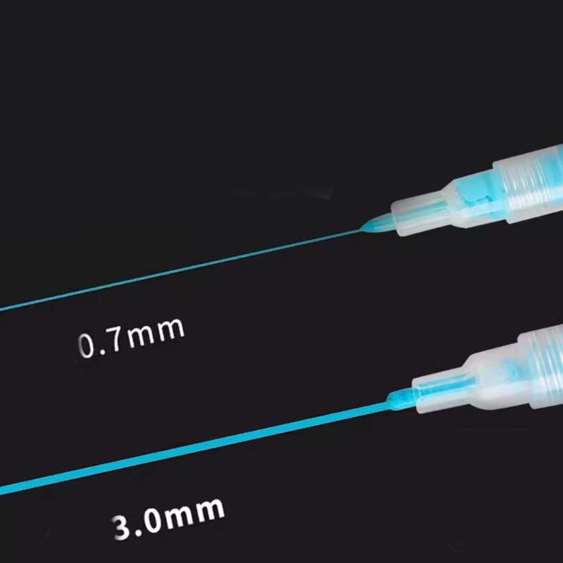 White/Blue Watercolor Masking Fluid Mark Pen 0.7/3mm Masking Fluid Marker Art Supplies Perfect for Artists Students