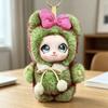 Cartoon Bag Charm Keychain Sparkling Big Eyes Plush Toy Keychain  Jewelry Accessories