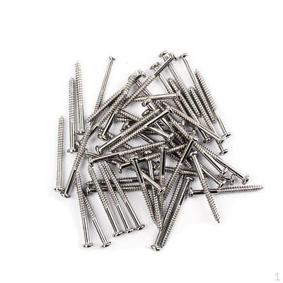 50 Stück Bassgitarren-Tonabnehmer-Befestigungsschrauben für JB P90-Teile