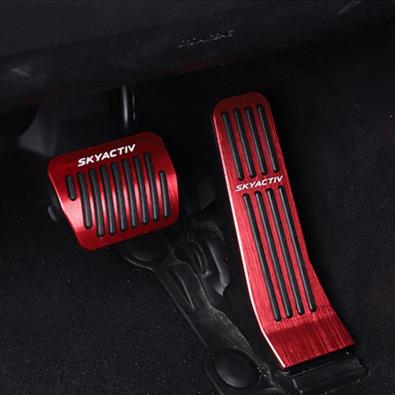 Car Foot Rest Accelerator Brake Pedal Cover For Mazda 3 BP CX30 CX50 CX60 MX30 MX-30      2024 Accessories