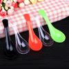 ZISIZ Disposable Red Plastic Spoons