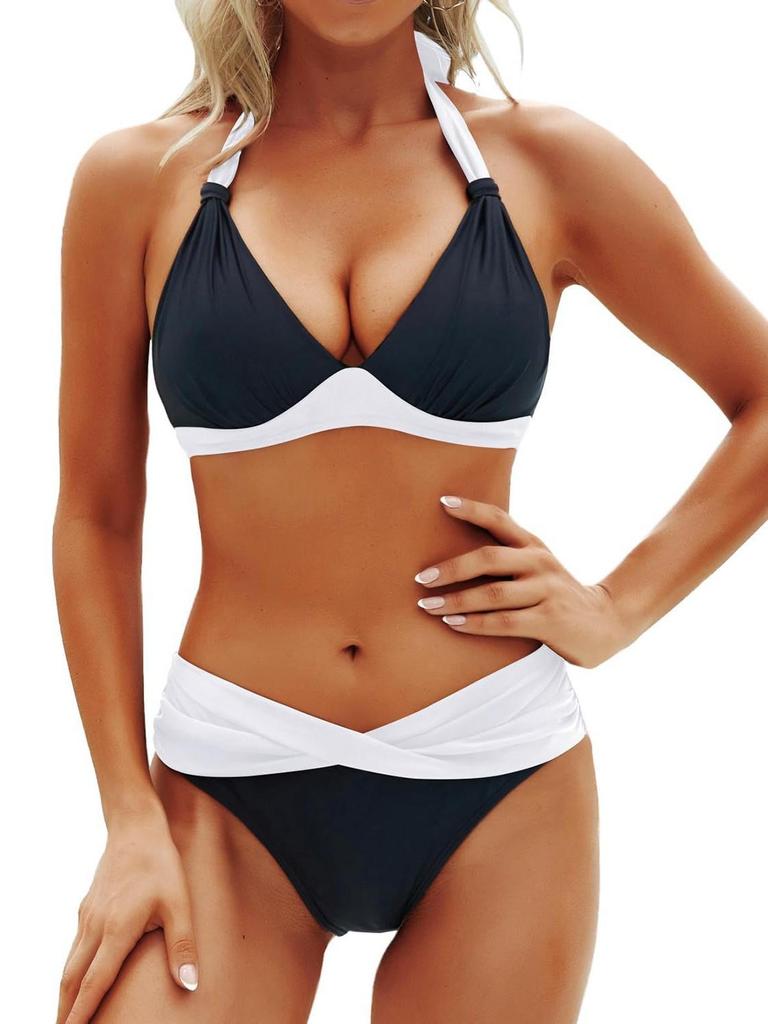 2025 European & American Women's Split Swimsuit Bikini