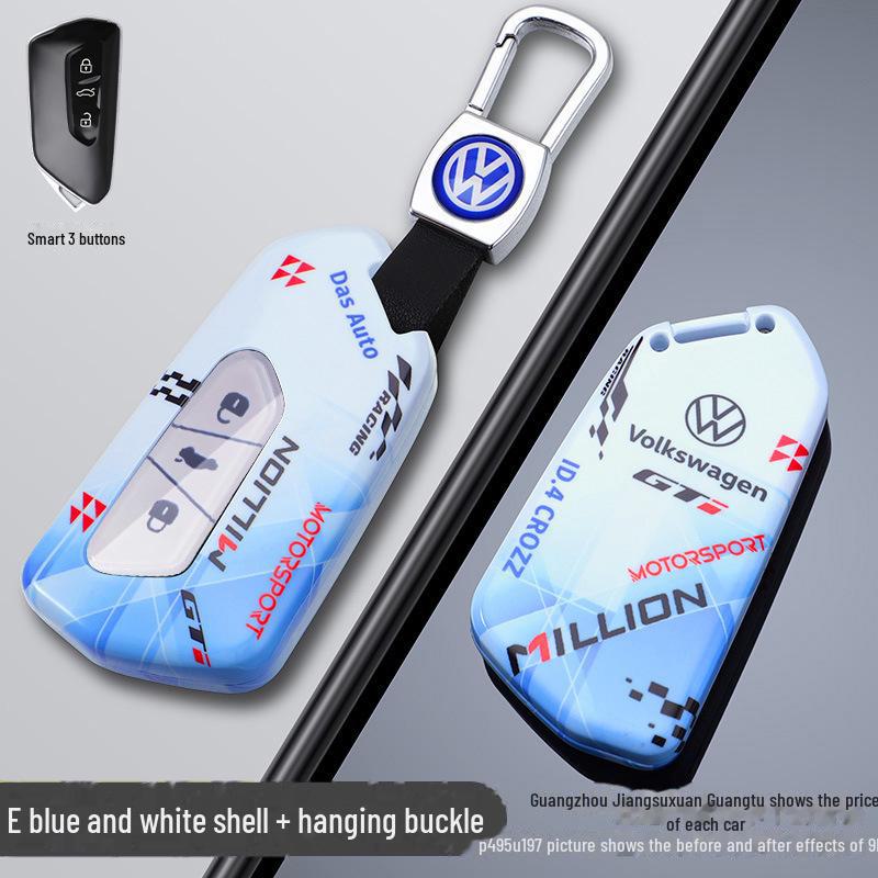 

Чехол для ключа Volkswagen Lingdu для Golf 8, Ang id3, id4, id6 - Дизайн с X-образной пряжкой для женщин-водителей. Set