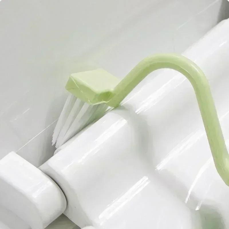 1PC Curved Toilet Brushes Long Handle Toilet Cleaning Brushes Household Deep Cleaning Tools Bathroom Accessories Blue Pink Green