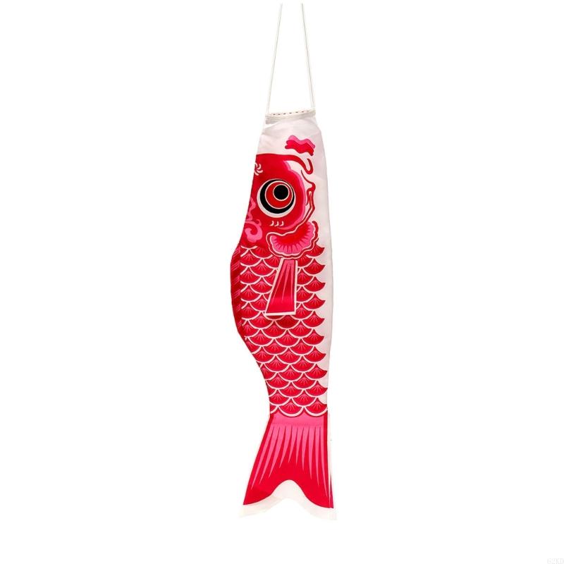 62KD Carp Windsocks Traditional Japanese Carp Windsocks Streamers Hangings Fish Flag Festival Carp Banners Home Decorations